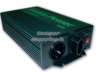 MOBILE POWER Inverter 1000w. - 12v. con led segnalazione buon funzionamento 1000W. - 12V.