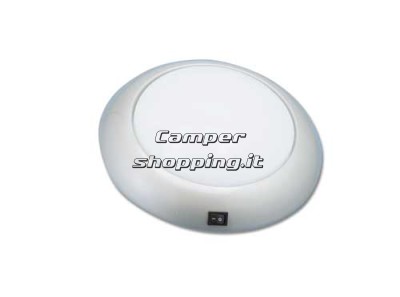 CamperShopping.it Plafoniera tonda con tubo fluorescente alogeno 20w Per interno