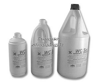 CamperShopping.it Liquido concentrato disgregante, sterilizzante e profumato per wc chimici lt. 5 fluisan Liquido per WC