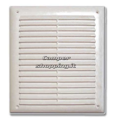 CamperShopping.it Griglia aerazione da appoggio rettangolare in plastica senza zanzariera mm. 225x630  Da appoggio